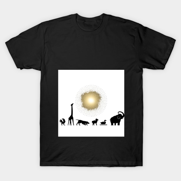 african animals T-Shirt by november 028